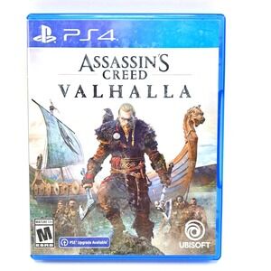 Assassins Creed Valhalla PlayStation 4 PS4 Action Adventure Game Disc Complete